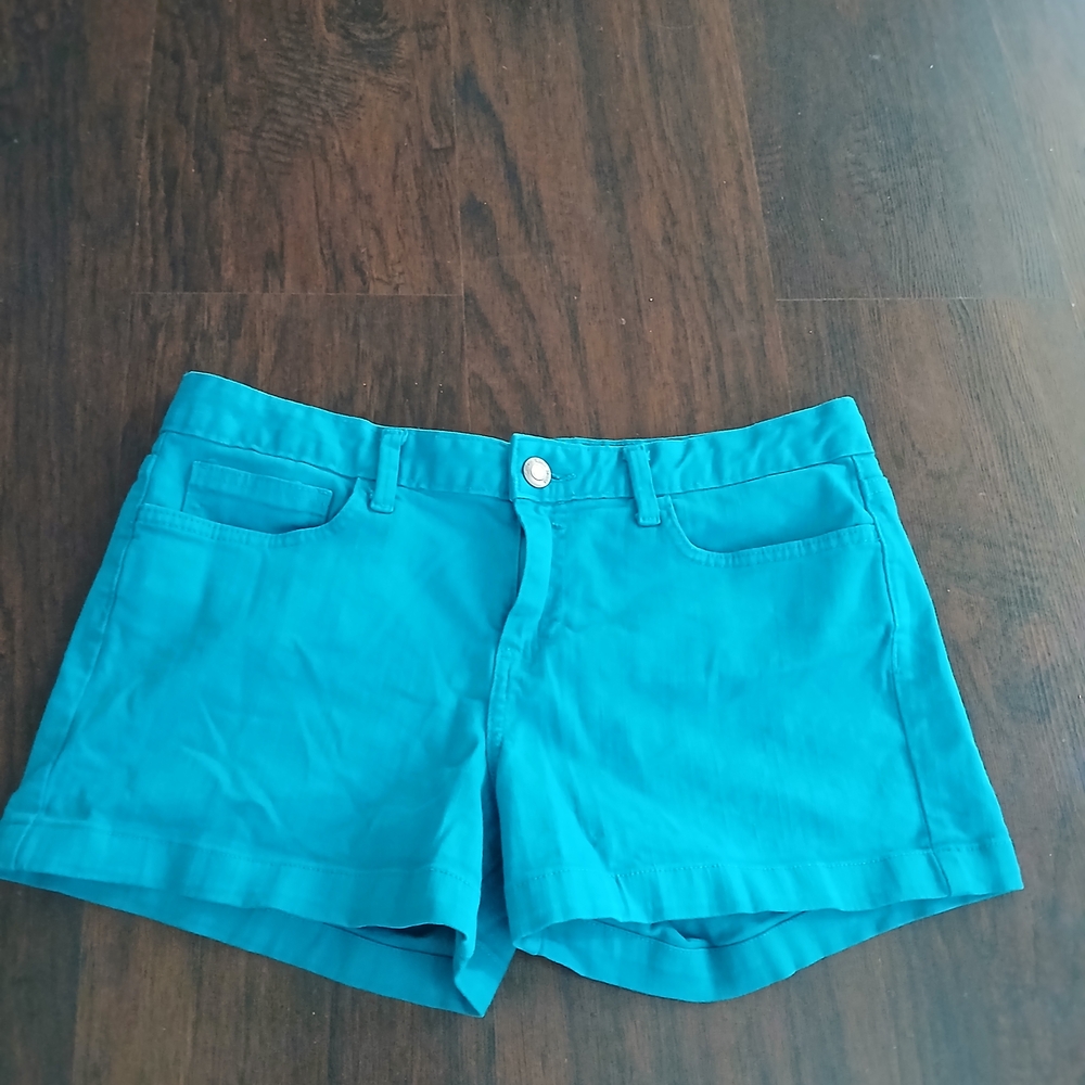 Calvin Klein Teal Jean Shorts